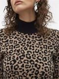 VMARIA ART LS HIGH-NECK PULLOVER GA black