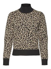 VMARIA ART LS HIGH-NECK PULLOVER GA black