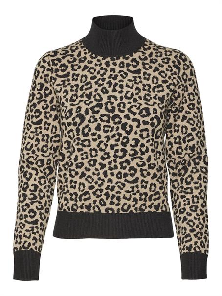 VMARIA ART LS HIGH-NECK PULLOVER GA black