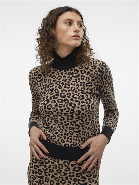 VMARIA ART LS HIGH-NECK PULLOVER GA black