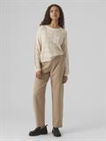 VMARLET LS O-NECK SHORT PULLOVER BOO birch