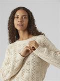 VMARLET LS O-NECK SHORT PULLOVER BOO birch