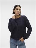 VMARLET LS O-NECK SHORT PULLOVER BOO navy blazer