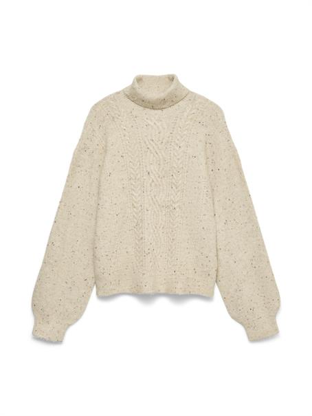 VMASH LS ROLLNECK PULLOVER BF birch