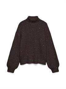 VMASH LS ROLLNECK PULLOVER BF chocolate torte