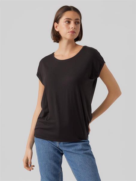 VMAVA PLAIN SS TOP GA JRS NOOS black