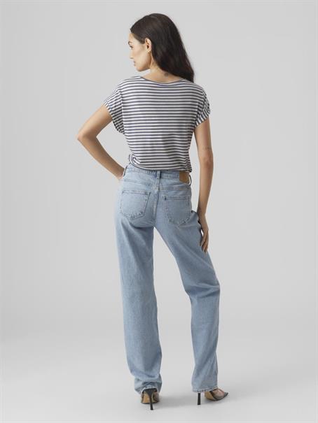 VMAVA SS TOP STRIPE GA JRS NOOS china blue-pristine