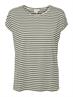 VMAVA SS TOP STRIPE GA JRS NOOS laurel wreath