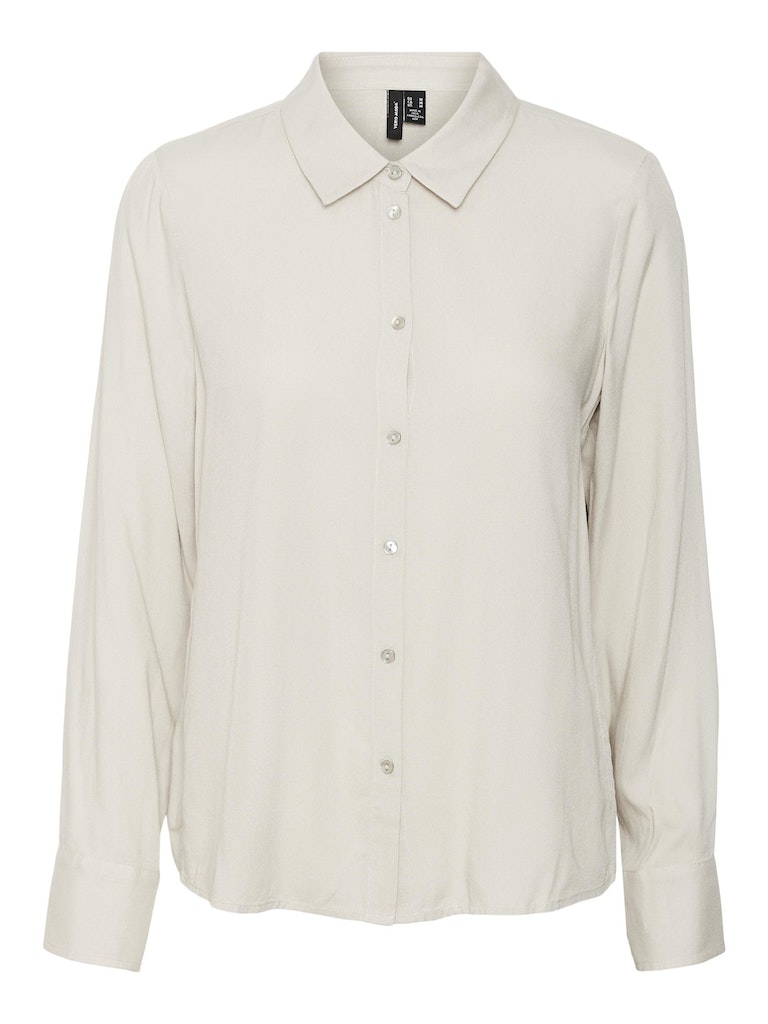Vero Moda Damen Bluse 10269526 Silver Lining - shirt