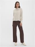 VMBEAUTY LS SHIRT WVN GA NOOS silver lining