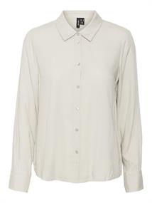 VMBEAUTY LS SHIRT WVN GA NOOS silver lining