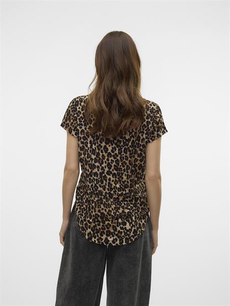 VMBELLA SS TOP AOP WVN GA tigers eye