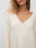 VMBERRY LACE LS V-NECK PULLOVER NOOS birch