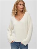 VMBERRY LACE LS V-NECK PULLOVER NOOS birch