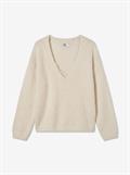 VMBERRY LACE LS V-NECK PULLOVER NOOS birch