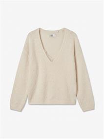 VMBERRY LACE LS V-NECK PULLOVER NOOS birch