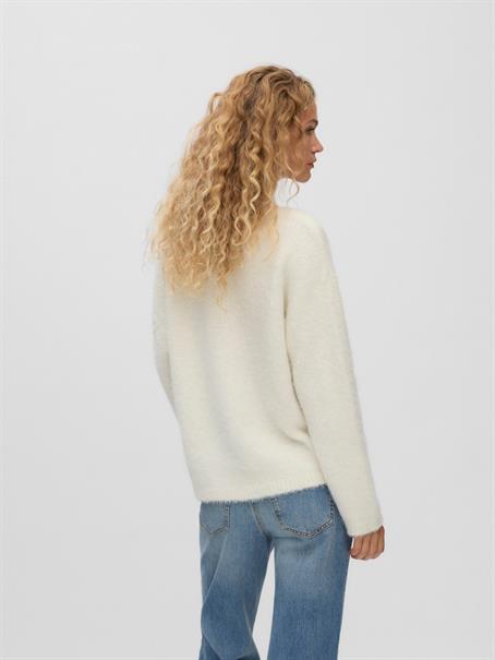 VMBERRY LACE LS V-NECK PULLOVER NOOS birch