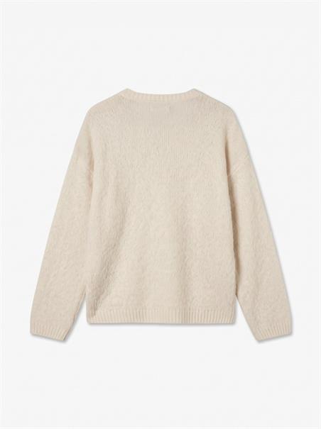 VMBERRY LACE LS V-NECK PULLOVER NOOS birch
