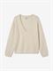 VMBERRY LACE LS V-NECK PULLOVER NOOS birch