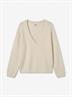 VMBERRY LACE LS V-NECK PULLOVER NOOS birch