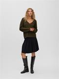 VMBERRY LACE LS V-NECK PULLOVER NOOS forest night