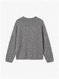 VMBERRY LACE LS V-NECK PULLOVER NOOS medium grey melange