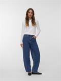 VMBILLIE HR BARREL ANK JEANS LI3142 NOOS medium blue denim