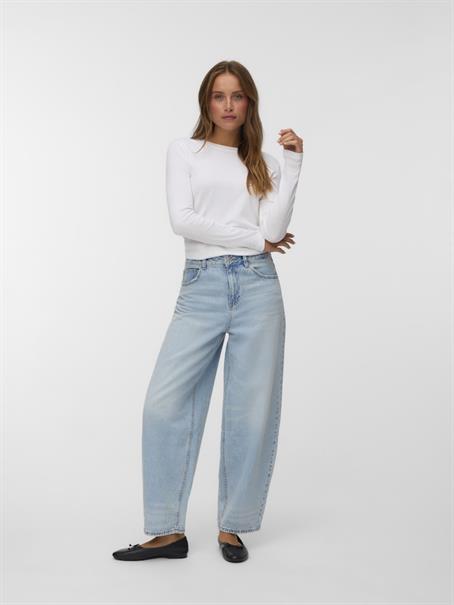 VMBILLIE HR BARREL ANK JEANS LI3146 NOOS light blue denim