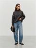 VMBOOM LS HIGHNECK PIPING PULLOVER NOOS chocolate torte