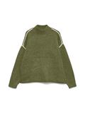 VMBOOM LS HIGHNECK PIPING PULLOVER NOOS sphagnum
