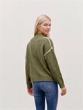VMBOOM LS HIGHNECK PIPING PULLOVER NOOS sphagnum