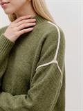 VMBOOM LS HIGHNECK PIPING PULLOVER NOOS sphagnum