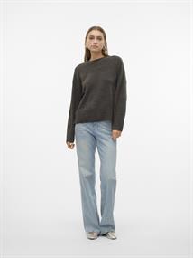 VMBOOM LS O-NECK PULLOVER GA NOOS chocolate torte