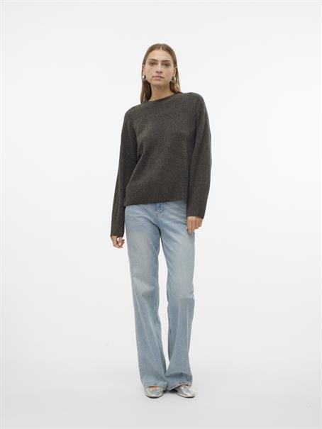VMBOOM LS O-NECK PULLOVER GA NOOS chocolate torte