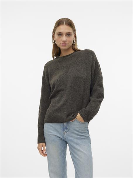 VMBOOM LS O-NECK PULLOVER GA NOOS chocolate torte