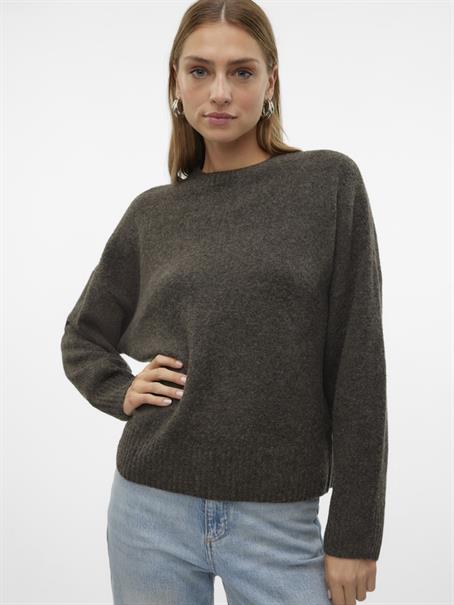 VMBOOM LS O-NECK PULLOVER GA NOOS chocolate torte