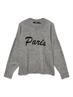 VMBOOM LS O-NECK TEXT PULLOVER NOOS medium grey melange