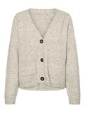 VMBOOM LS V-NECK BUTTON CARDIGAN GA NOOS birch