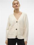 VMBOOM LS V-NECK BUTTON CARDIGAN GA NOOS birch