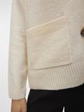 VMBOOM LS V-NECK BUTTON CARDIGAN GA NOOS birch