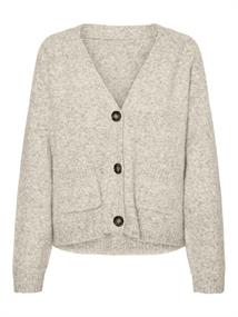VMBOOM LS V-NECK BUTTON CARDIGAN GA NOOS birch