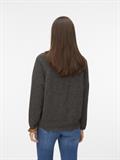 VMBOOM LS V-NECK BUTTON CARDIGAN GA NOOS chocolate torte
