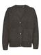VMBOOM LS V-NECK BUTTON CARDIGAN GA NOOS chocolate torte