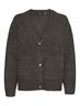 VMBOOM LS V-NECK BUTTON CARDIGAN GA NOOS chocolate torte