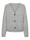 VMBOOM LS V-NECK BUTTON CARDIGAN GA NOOS light grey melange
