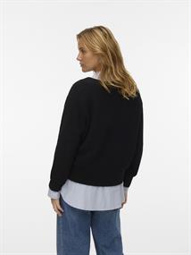 VMBOOM LS V-NECK PULLOVER black