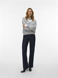 VMBOOM LS V-NECK PULLOVER light grey melange
