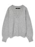 VMBOOM LS V-NECK PULLOVER light grey melange