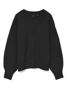 VMBOOM LS V-NECK PULLOVER NOOS black