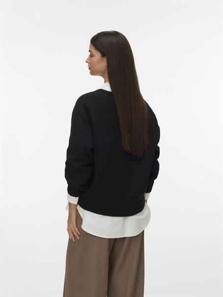 VMBOOM LS V-NECK PULLOVER NOOS black